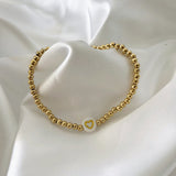 Pulsera Malva Dorado